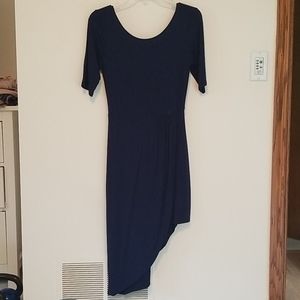 Everly scoop back dress navy - small